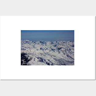 Swiss Alps IX. Aerial 2010 Posters and Art